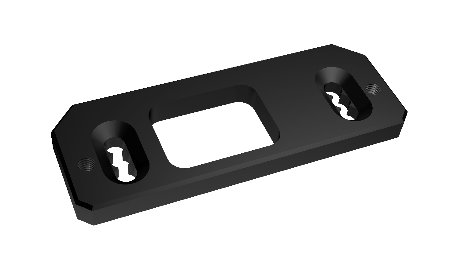 Adaptor plate for single 180 G2, Black Adaptor plate for single 180 G2, Black